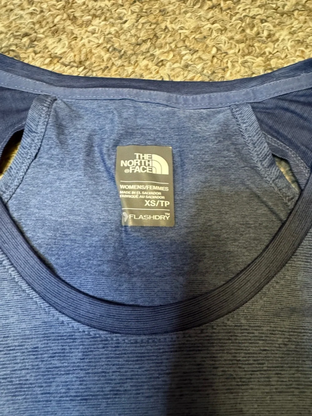 The North Face Women's Short Sleeve Tee in Blue - Picture 2 of 6